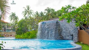 Landscaping Around Pool with Rocks