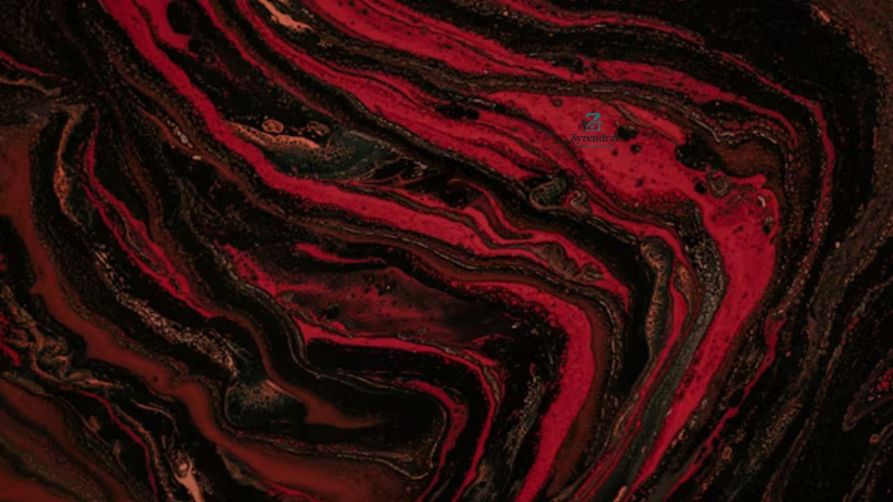 Red Landscape Stone